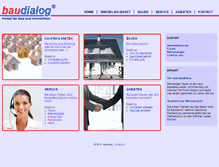 Tablet Screenshot of baudialog.de